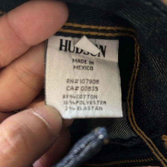 Hudson Midrise Collin Jeans NWT - Picture 6 of 6